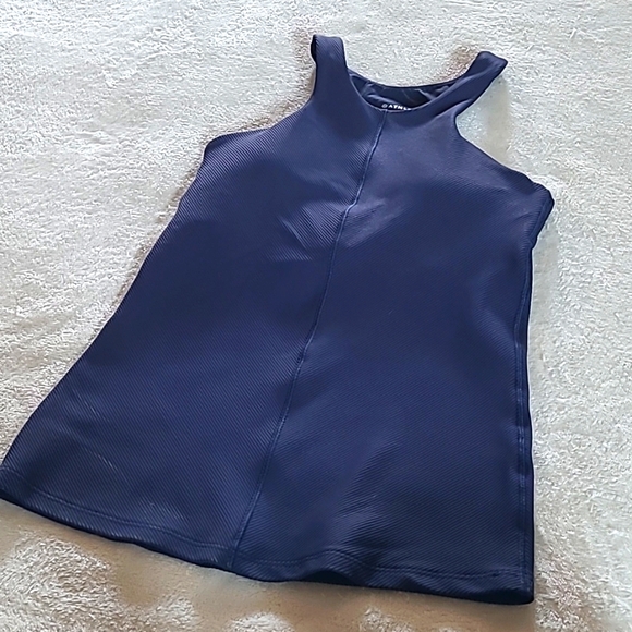 Athleta Womens XS Intensity Support Athletic Top Navy Blue High-Impact Gorpcore - Picture 5 of 13